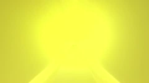 Animation showing a blinding flash of bright yellow light radiating outwards.