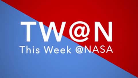 Red and blue graphic reading "TW@N This Week @NASA".