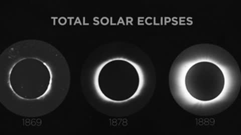 Total solar eclipses sequence from 1869 to 1893 with dates