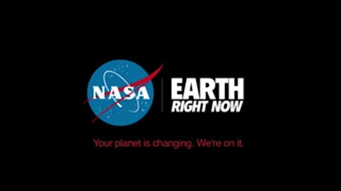 NASA Earth Right Now logo appears against a black background.