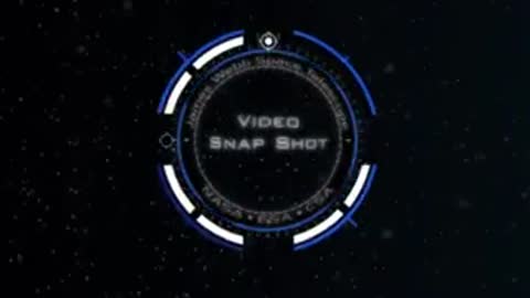 Stylized blue graphic with title text reading "Video Snap Shot" against space background