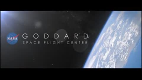 Cinematic view of Earth's curved horizon from space with bright lens flare light