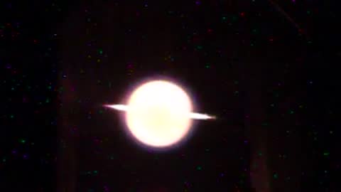 A bright glowing ring phenomenon captured in space