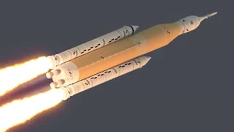 Medium animation of the rocket continuing its upward trajectory, period details.