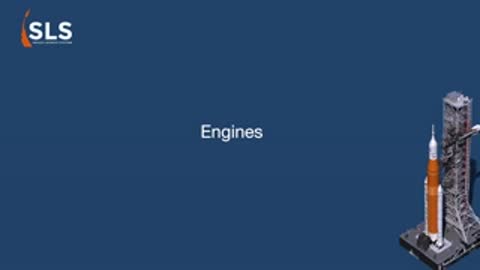 Title graphic indicating the SLS engines section.