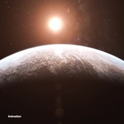 Animations of various exoplanets with differing atmospheres and star backgrounds.