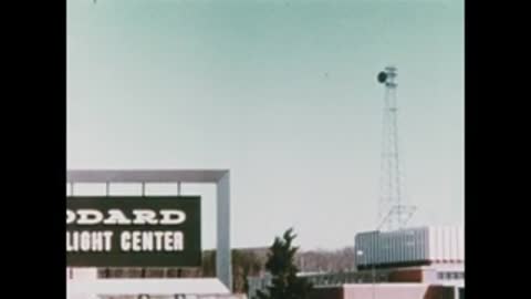 exterior tower at Goddard Space Flight Center, clear sky