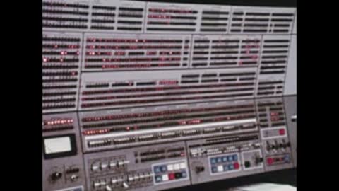 electronic control panel with glowing red indicator lights