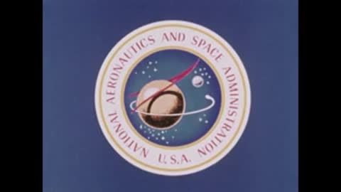 The NASA seal emblem against a solid blue background.