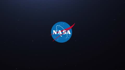 NASA Artemis logo animation over Earth rising into space with sun flare.