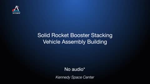 Title card for Solid Rocket Booster Stacking Vehicle Assembly Building.