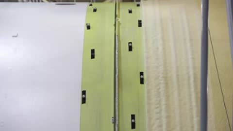 close up of panels with alignment pins along seam of aerospace structure component