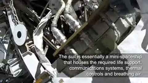 Before ever launching to space, astronauts train for spacewalks and are fitted for components.