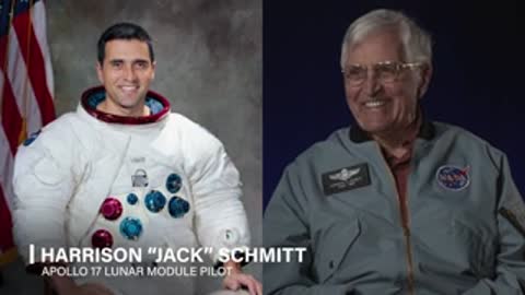 Side-by-side comparison of an astronaut portrait and a man in a jacket.
