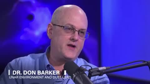 Dr. Don Barker speaking in studio, caption shown.
