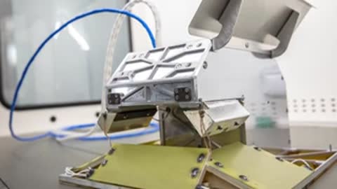 Mechanical device inside laboratory or cleanroom.