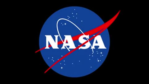 The NASA insignia logo centered against a dark background