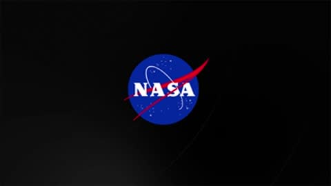 The NASA logo displayed on a dark background as an end title screen.
