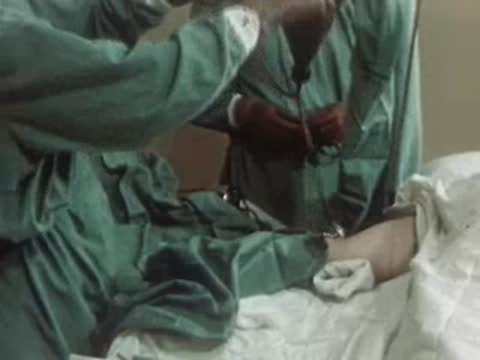 Medical procedure or examination taking place in clinical setting.