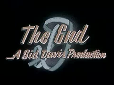The End title card with stylized text over a dark background.