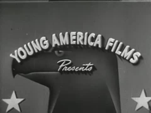 Young America Films title card with eagle graphic