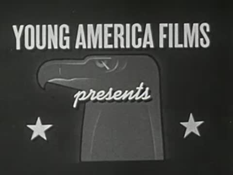 Young America Films presents title card with bald eagle logo and stars.
