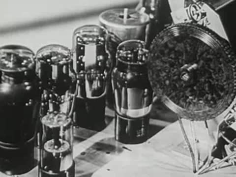 Close-up of a complex historical electrical generator or scientific apparatus.