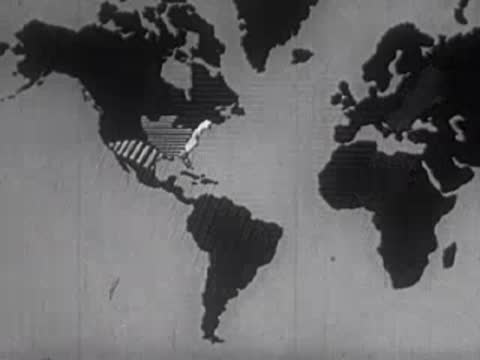Animated map of the world showing geographical regions and colonial expansion.