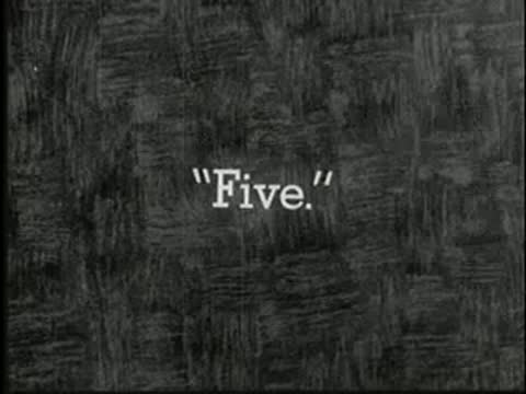 Intertitle sequence showing countdown and "Wake up!".
