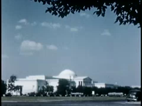 National Gallery of Art exterior view in Washington D.C., 1946