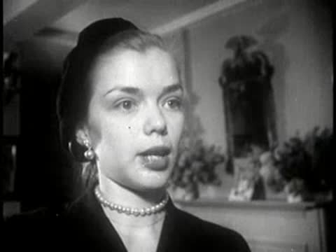 close-up of a woman talking in a restaurant interior